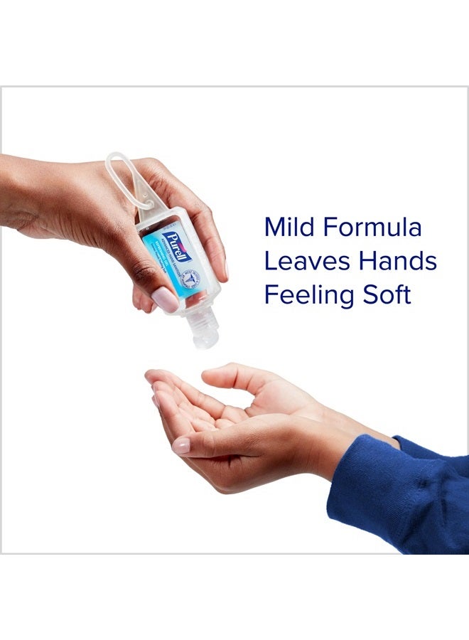 Purell Advanced Hand Sanitizer Variety Pack, Naturals and Refreshing Gel, 1 Fl Oz Travel Size Flip-Cap Bottle with Jelly Wrap Carrier (Pack of 8), 3900-09-ECSC - Image 4