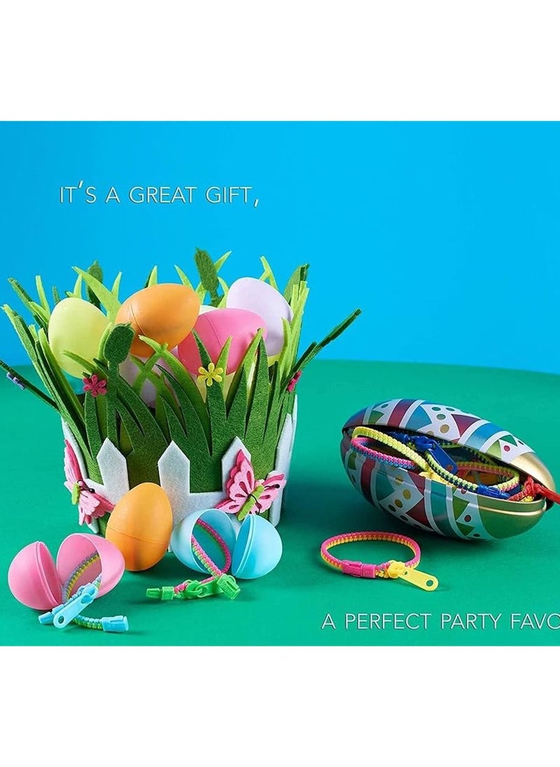KASTWAVE - 30 Pcs 7.5 inch Students Incentives Friendship Zipper Bracelets Birthday Party Favors for Kids Stress Relief Quiet Fidget Toys - Image 1