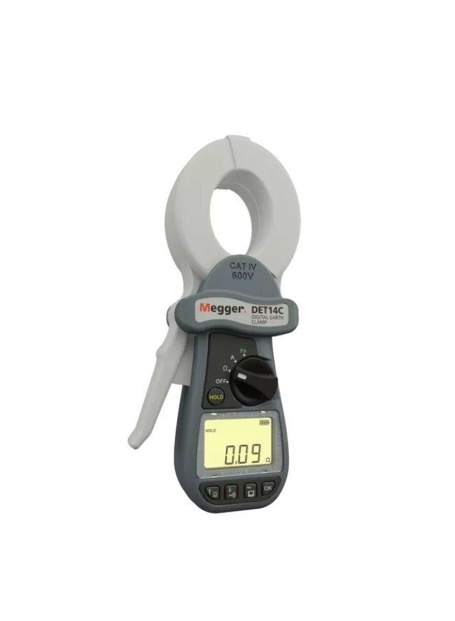 Megger DET14C Digital Earth Ground Resistance Clamp Meter - Image 1