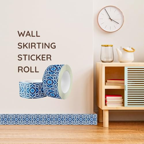 Brandian Strip Tile Sticker Decorative Waterproof Peel and Stick Mosaic for Kitchen Backsplash and Wall Borders, Artistic and Durable (12 Strips, 48 x 10 cm Each - Final Size 576 x 10 cm) - Image 3