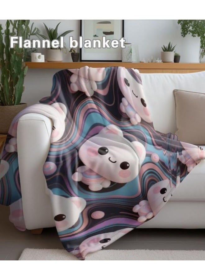 general Children's or student cartoon flannel thin blanket (warm and comfortable, suitable for sleep, games) 100cm*150cm - Image 5