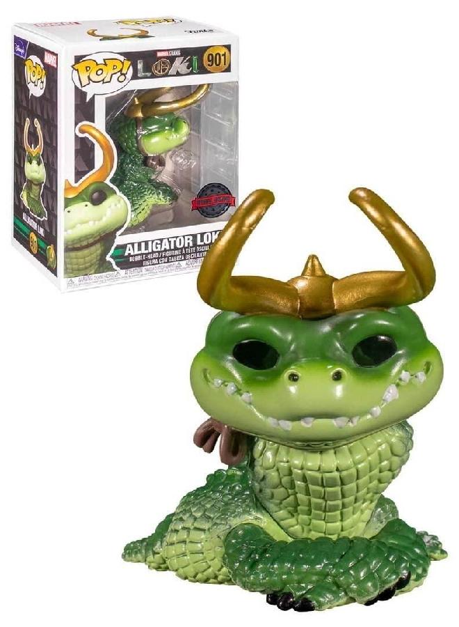 Funko Marvel Loki Pop! Alligator Loki Vinyl Bobble-Head Hot Topic Exclusive Multi None - Image 4