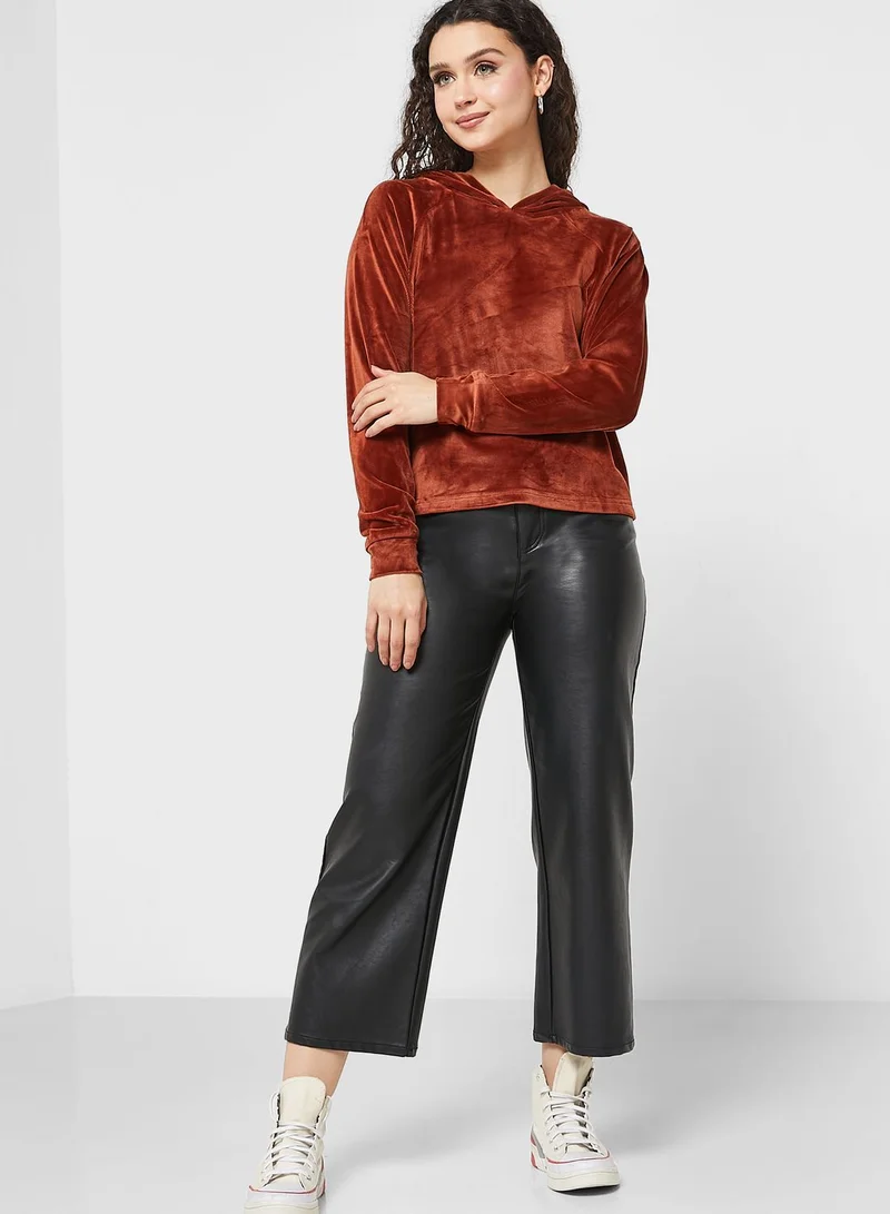 Jacqueline de Yong Knitted Hoodie