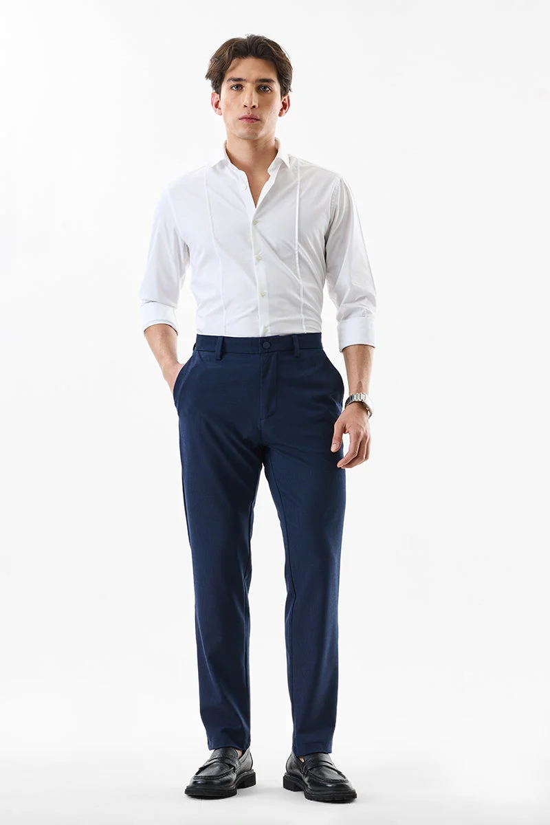 SNITCH Slim Fit Stretch Trousers