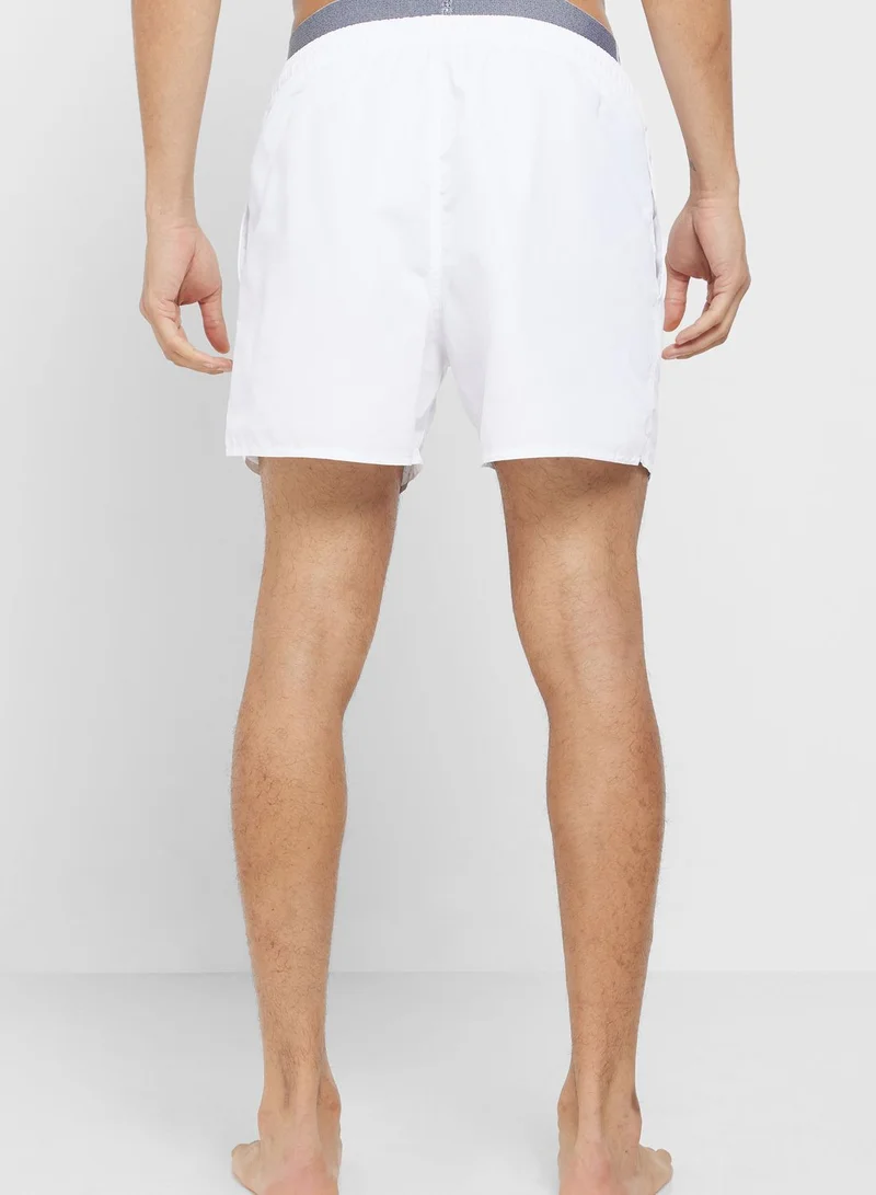 EMPORIO ARMANI Logo Band Swim Shorts