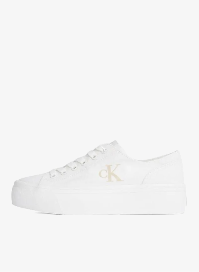 CALVIN KLEIN  Graz - Canvas Platform Logo Trainers for Women | Best Price UAE