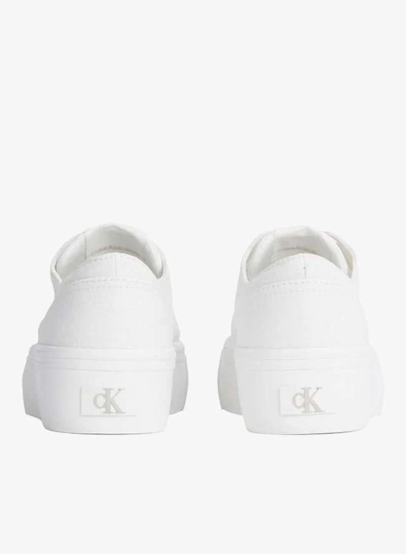 CALVIN KLEIN  Graz - Canvas Platform Logo Trainers for Women | Best Price UAE