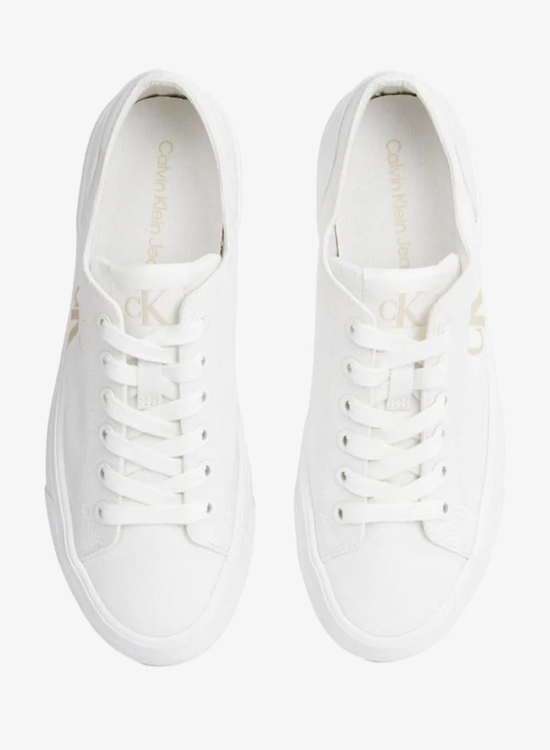 CALVIN KLEIN  Graz - Canvas Platform Logo Trainers for Women | Best Price UAE