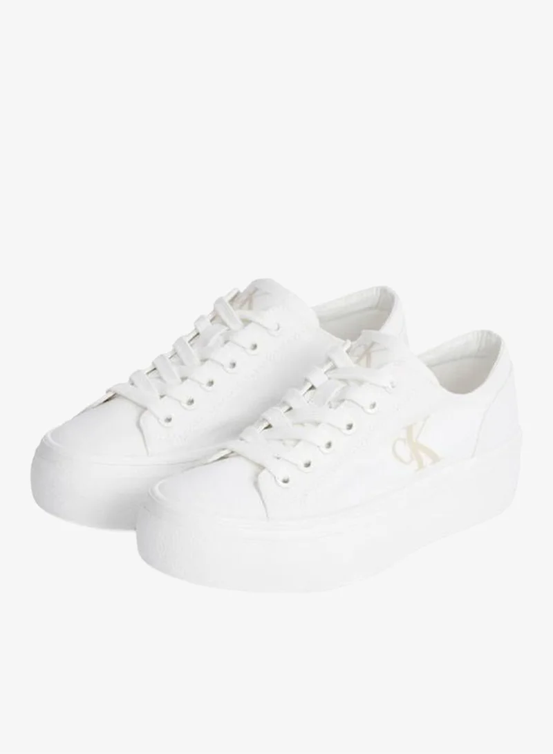 CALVIN KLEIN  Graz - Canvas Platform Logo Trainers for Women | Best Price UAE