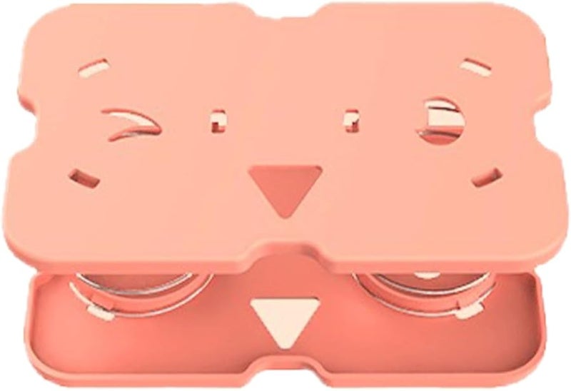 Pink Automatic Tissue Box Holder With Spring Lift Assist Dispenser For Bathroom Tabletop - Image 2