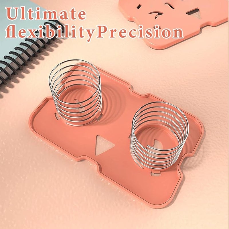 Pink Automatic Tissue Box Holder With Spring Lift Assist Dispenser For Bathroom Tabletop - Image 5