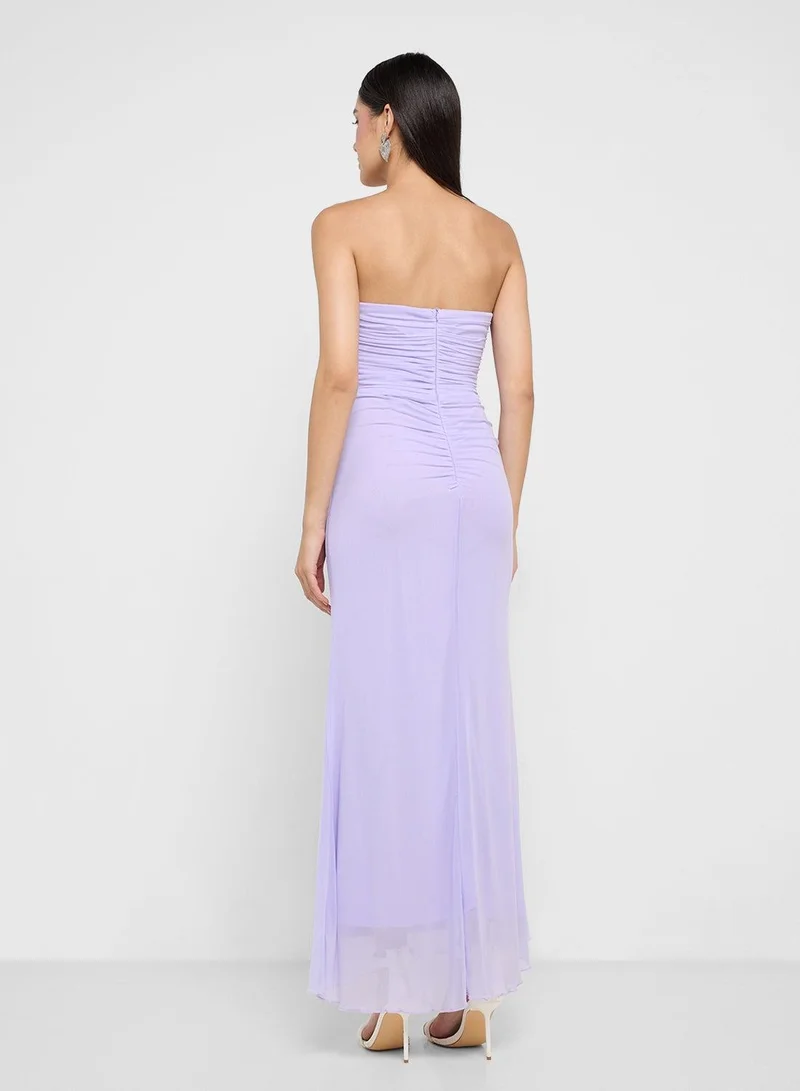 Ginger Boutique Floral Cutout Gown Dress