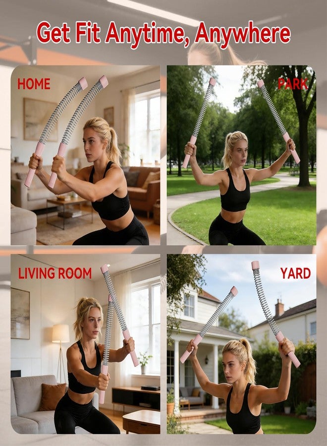 ELLAVA Cordless Ropeless Battle Ropes for Home Gym – Portable Weighted Workout Rope for HIIT, Cardio & Strength Training, Low-Impact Full Body Exercise Equipment for Men & Women - Image 5