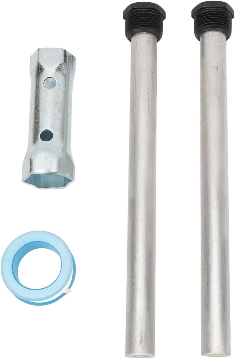 ZJchao RV Heater Anode Rod with Sleeve - Flat 3/4in NPT Thread Replacement for MorFlo and Heaters - Image 1