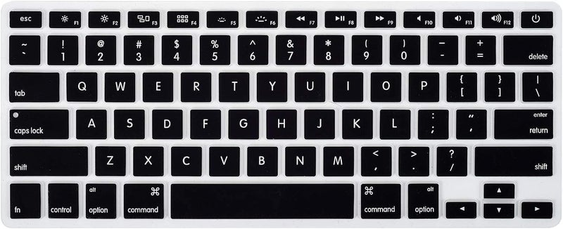 Oaky Keyboard Cover for Old MacBook Air 13 inch 2010-2017 Release A1466 A1369 & Old MacBook Pro 13/15 inch 2015 or Older Version [A1425 A1502 A1398 A1278 A1286] TPU Clear - Image 1