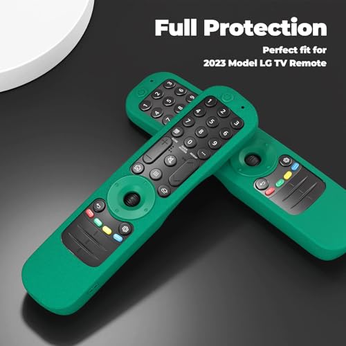 WDZP Protective Silicone Remote Case for LG Smart TV AN-MR21 MR21N MR21GC for LG OLED TV Magic Remote an MR21GA Remote Cover -Green - Image 3