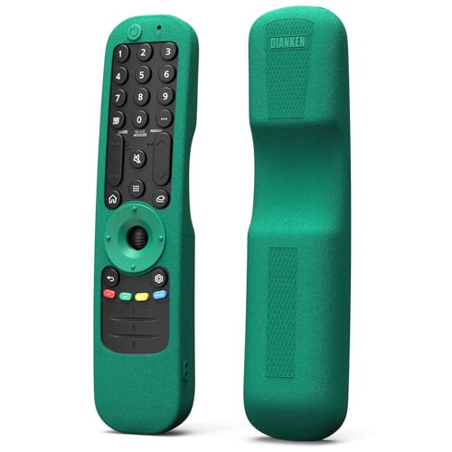 WDZP Protective Silicone Remote Case for LG Smart TV AN-MR21 MR21N MR21GC for LG OLED TV Magic Remote an MR21GA Remote Cover -Green - Image 1