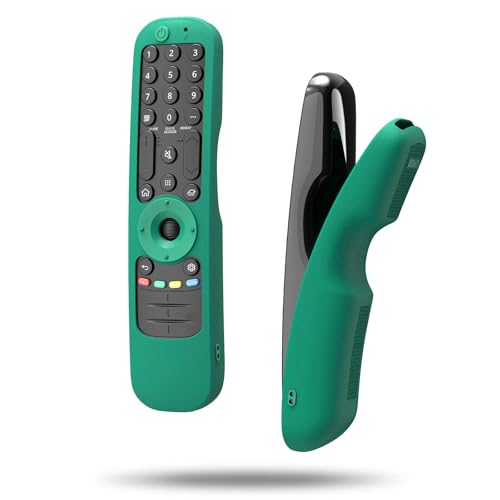 WDZP Protective Silicone Remote Case for LG Smart TV AN-MR21 MR21N MR21GC for LG OLED TV Magic Remote an MR21GA Remote Cover -Green - Image 5