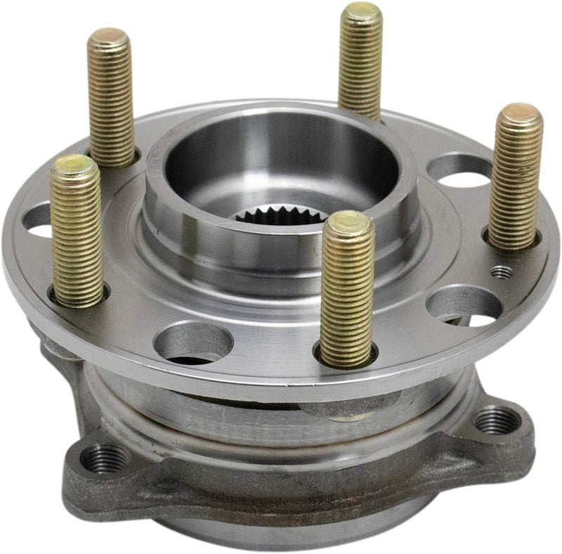 TRQ Rear Driver Side Passenger Side Wheel Bearing & Hub Assembly with ABS Sensor Compatible with 2017-2020 Genesis G80 2015-2016 Hyundai - Image 3