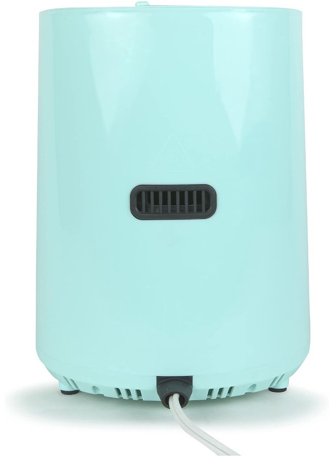 Nostalgia - Nostalgia Small Air Fryer 1-Quart, Compact Space Saving, Adjustable 30 Minute Timer and Temperature Up To 400℉, Non-Stick Dishwasher Safe Basket, Aqua - Image 1