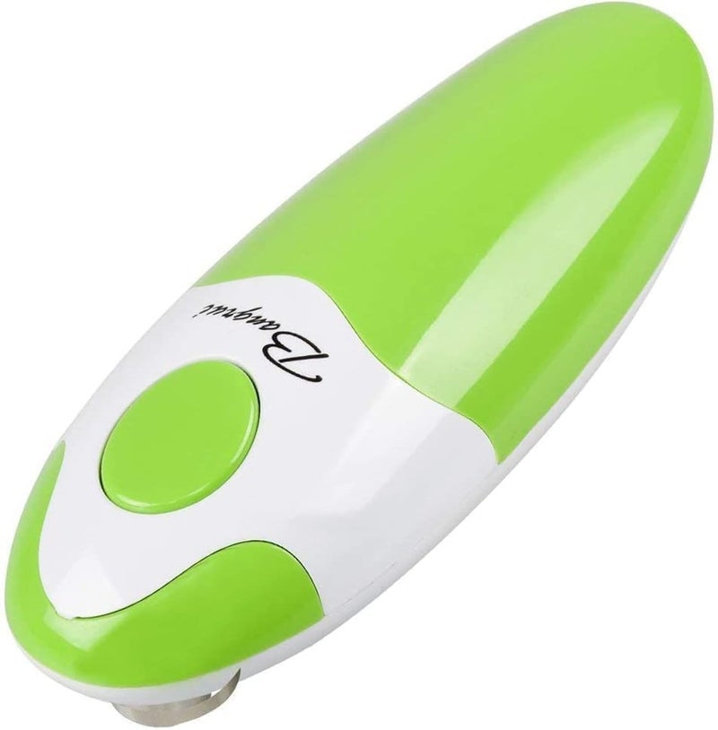 Kitchen Automatic Safety Cordless One Tin Touch Electric Can Opener Bangrui Professional Electric Can OpenerOnetouch switch Smooth can edgeBeing friendly to lefthander and arthriticsGreen