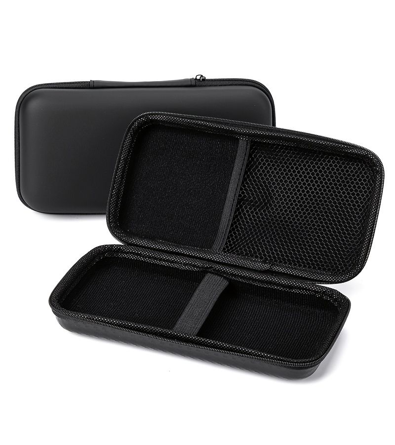 Carbon Fiber Digital Storage Hard Case for Power Bank and Earphones - Image 3