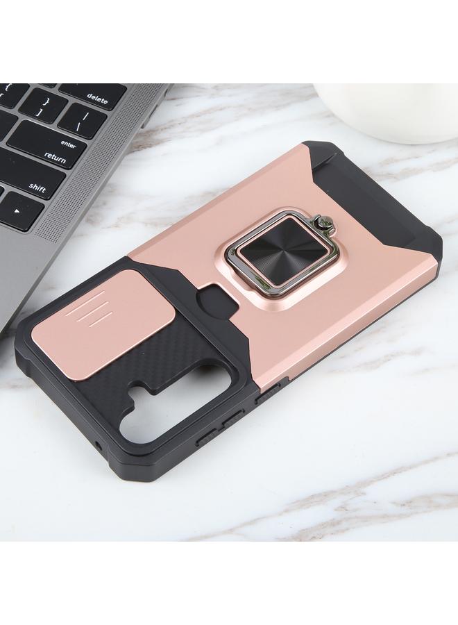 اس-توب جراب لهاتف Samsung Galaxy A55 مزود بكاميرا وفتحة بطاقة وغطاء هاتف PC+TPU - Image 4