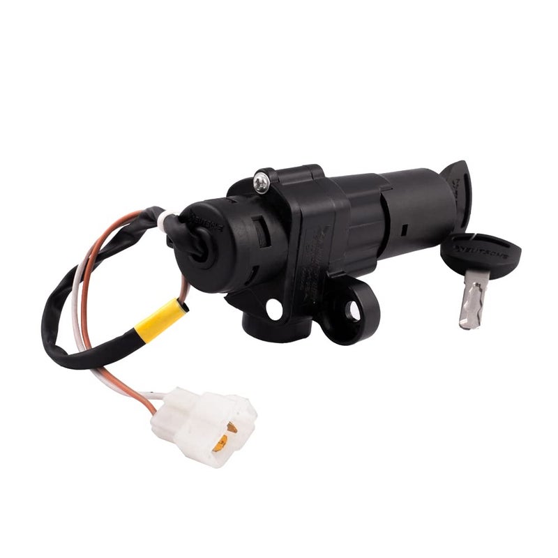 Deutsche Ignition Switch Lock Set Fit for Bajaj Pulsar 180 | High Performance Ignition Locking Set Bajaj Pulsar 220 DTS-I | Bajaj Pulsar 220 DTF-I (2 Wires) | Lock Set with 2 Keys | 2 PIN - Image 2