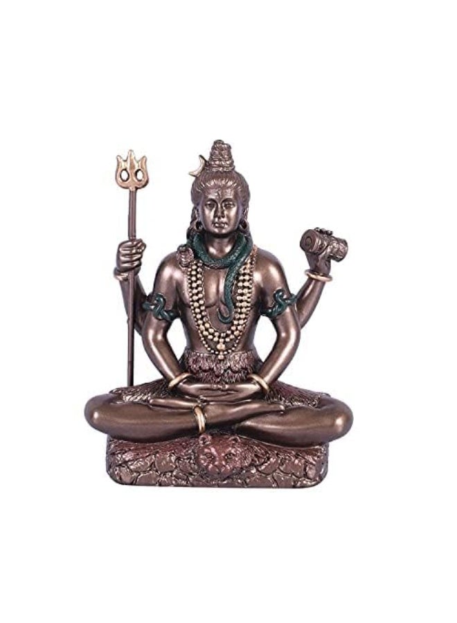 Collectible India Lord Shiva Idol Shiv Padmasana Sitting Statue | Gift Item for Home Family and Friends (3.1 Inches) - Image 5