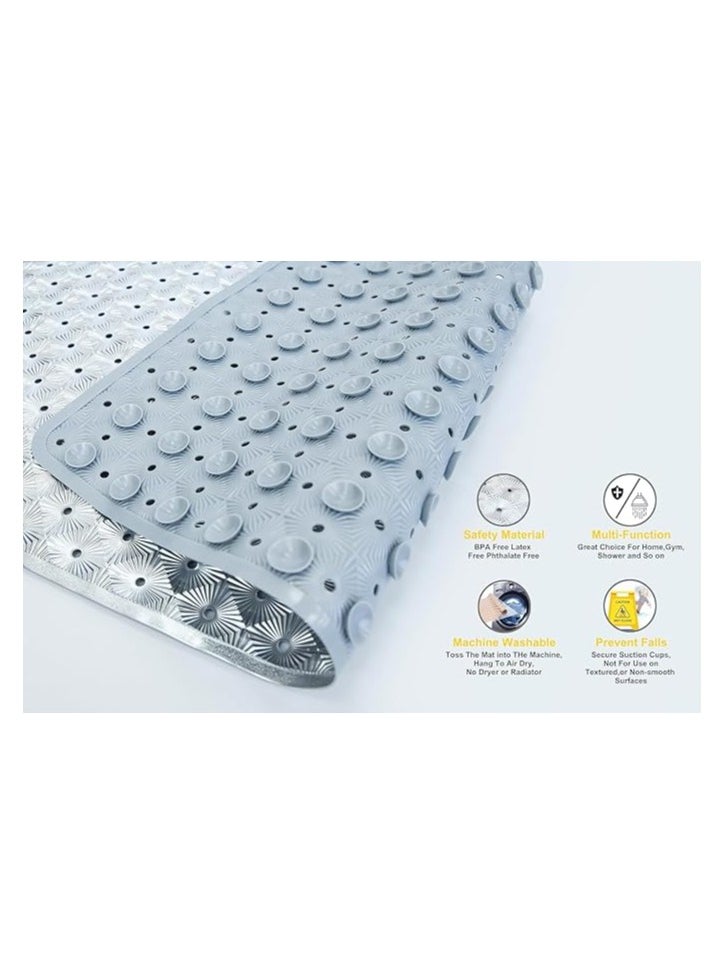 Spaceshoop Shower Mat Non Slip with Drain Hole- Anti Slip Bathroom Stall Mat  - Image 3