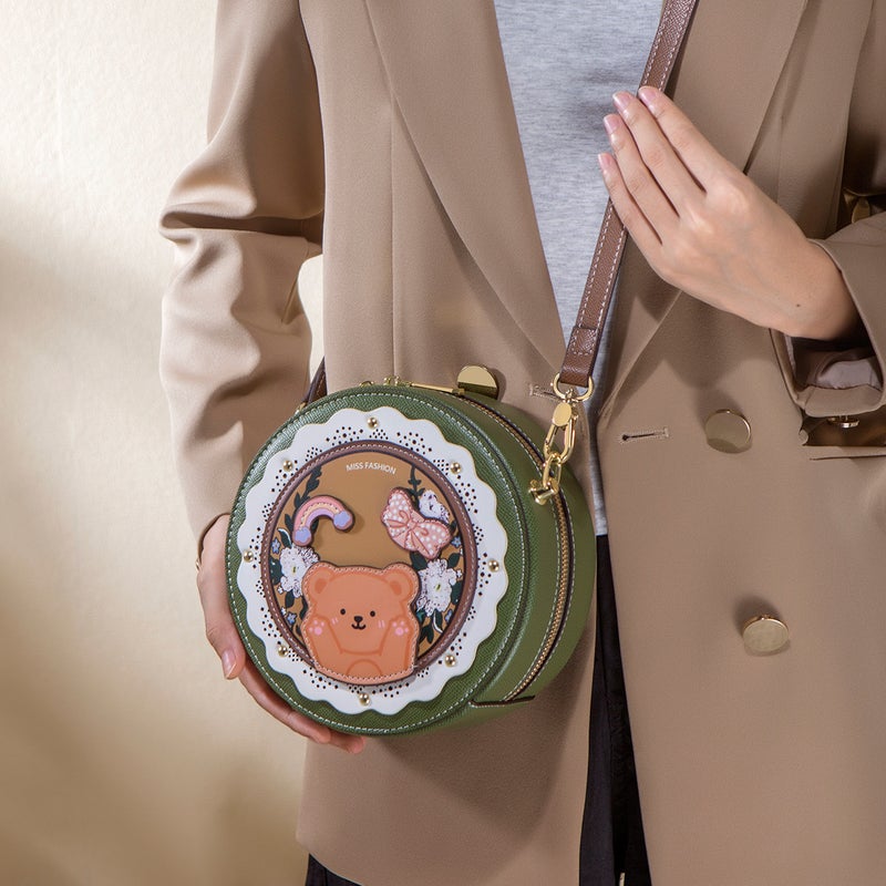 Women's Cute Bear Petal Handbag - Image 4