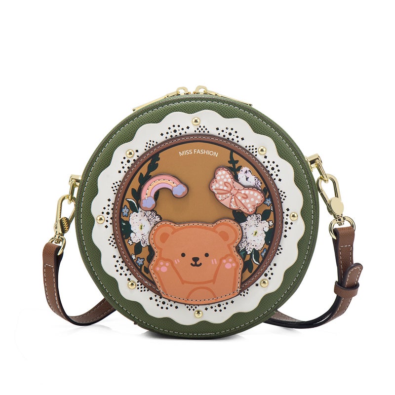 Women's Cute Bear Petal Handbag - Image 1