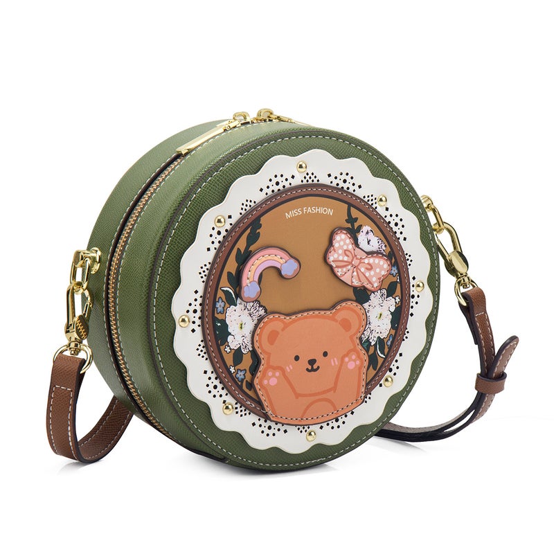 Women's Cute Bear Petal Handbag - Image 5