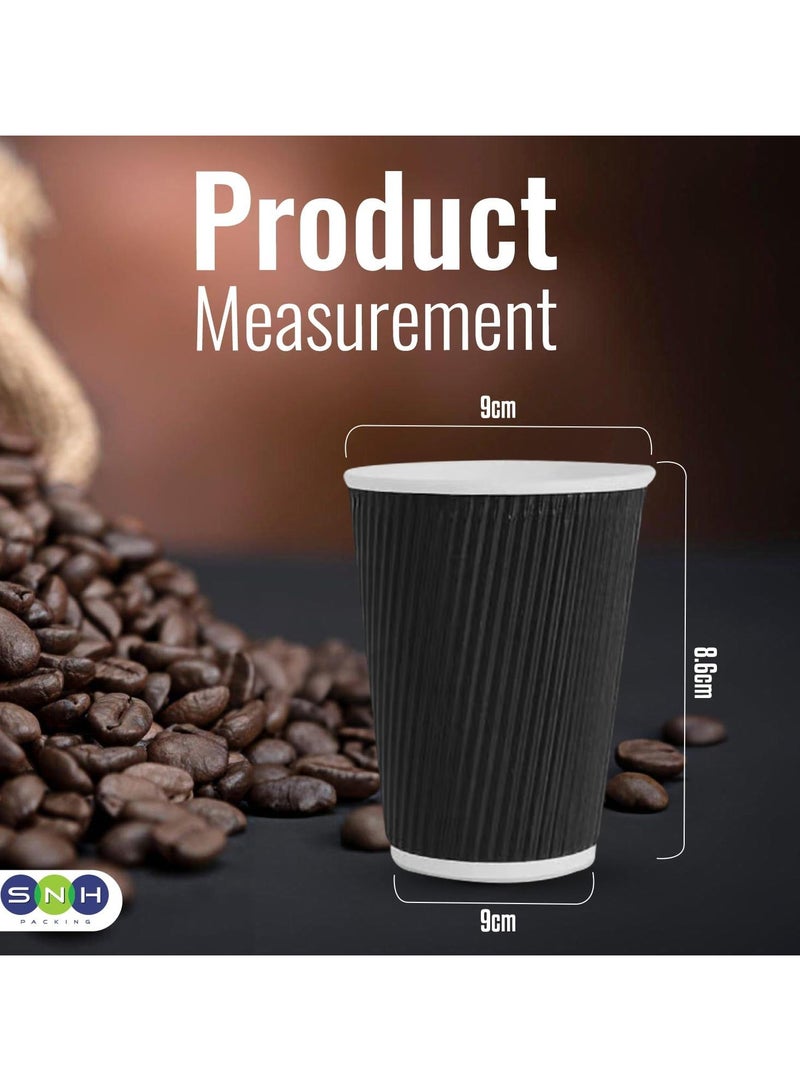 إس إن إتش باكينج كوب قهوة تموج 12 أونصة بدون غطاء مناسب للمنزل والمكتب والمطاعم ، عبوة من 50 قطعة - Image 2