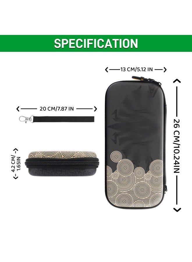 GLDRAM Switch Carrying Case for Zelda, Portable for Nintendo Switch OLED with Travel Case Protector, White Dockable Switch OLED Skin Cover, Hand Strap & 2 Thumb Caps - Image 3