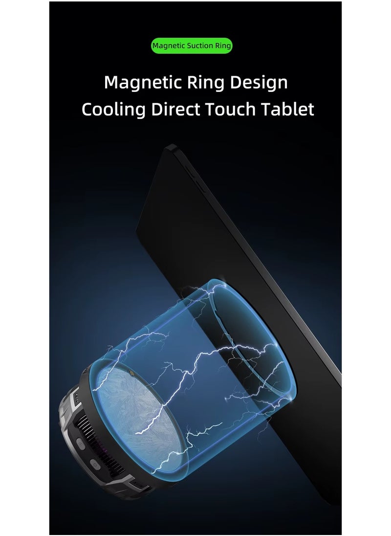 PIVA B2-MAX iPad Cooling Fan with 3 Speeds and RGB Lighting Control, 27W Super Cooling Technology, is specially designed for gaming enthusiasts and content creators with advanced cooling technologies and control via a dedicated app. Light weight, suitable for people who play gyroscope games on the iPad.