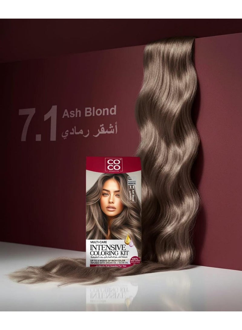 كوكو صبغه شعر كوكو لون اشقر رمادى رقم 7.1 - Image 2