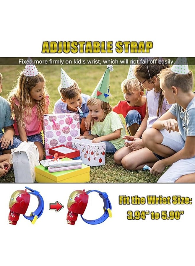 Digital Watch Age 3-13 for Gifts Boys and Girls, Telescopic Deformation Anime Kids Watches Rubber Sports Outdoor LED Electrical Watches with Adjustable Strap Toddler Wristwatch - Image 4