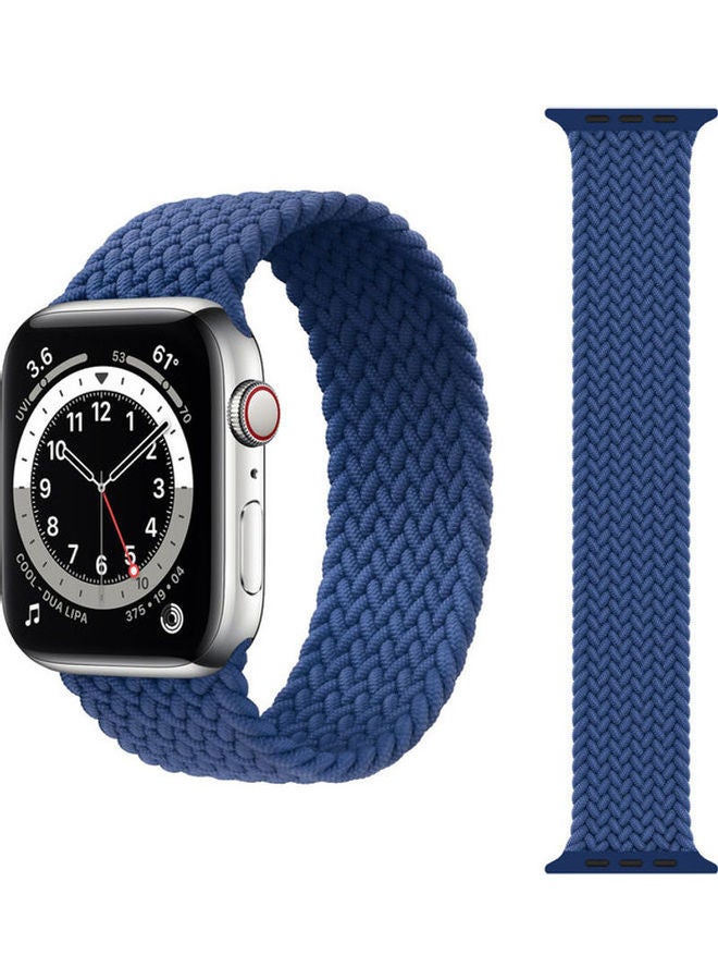 HuHa Replacement Band For Apple Watch 1/2/3/4/5/6/SE 38/40mm Atlantic Blue - Image 2