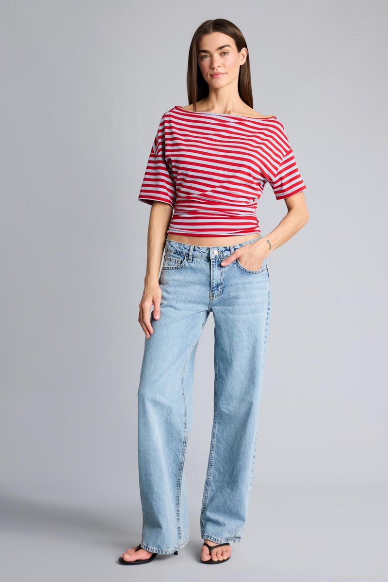 DeFacto Blue Woman 100% Cotton Low Waist Long Jeans Casual - Image 2
