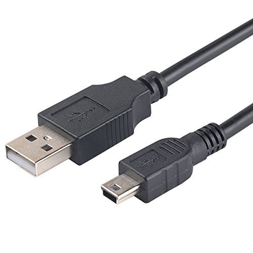 Sqrmekoko USB Interface Charging Data Transfer Cable Compatible with Canon PowerShot Digital Cameras & Camcorders (Black) - Image 1
