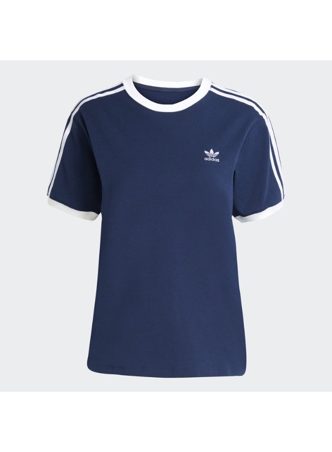 Adidas تي شيرت 3 خطوط نينديغ/أبيض - Image 1