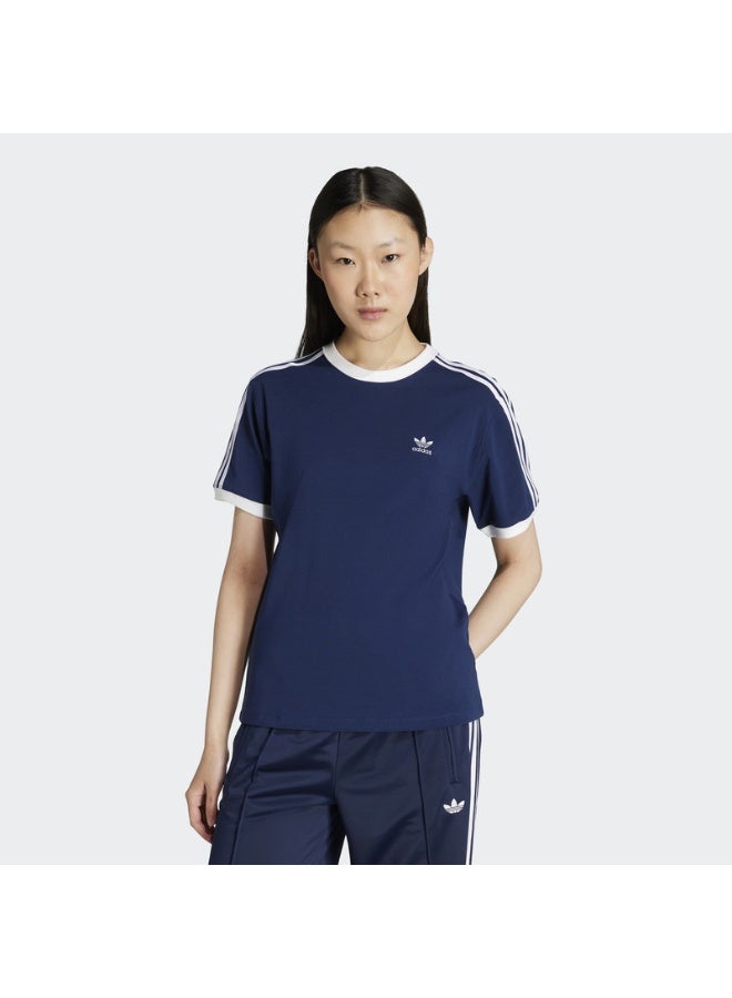 Adidas تي شيرت 3 خطوط نينديغ/أبيض - Image 2