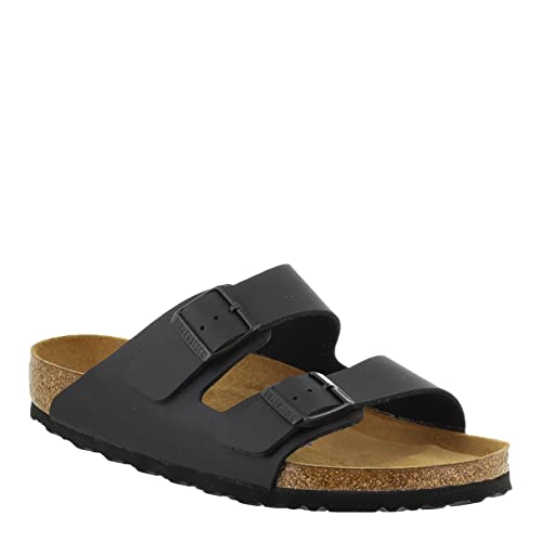 Birkenstock Unisex Arizona Soft Footbed Sandals, Black Birko-Flor?, 41 (US Men's 8-8.5, US Women's 10-10.5) Regular - Image 1