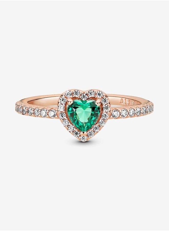 Pandora Violet Sparkling Elevated Heart Ring  - Image 2