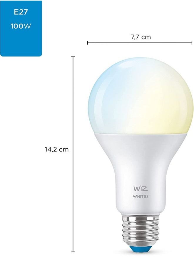 Wiz - Wiz Smart Light Bulb A67 E27 Tunable White  Wi-Fi + Bluetooth Smart LED Bulb (Compatible With Google Assistant Alexa & Siri 2 years Warranty - Image 1