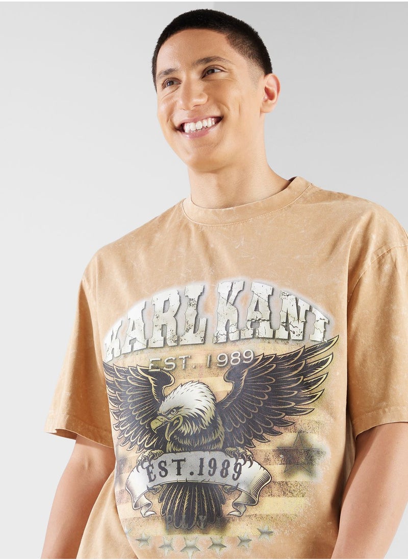 Small Signature Washed Eagle T-Shirt - pzsku/Z002BBEE754CB4751F33DZ/45/_/1716380429/98d70553-2b97-414b-9d1d-4f2f61d3c22c