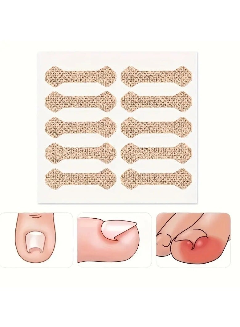 ORiTi 100pcs Toe Nail Corrector Patch Elastic Patch Sticker Corrector Pedicure Tools Fingernail Toe Nail Care Protects Toe Nail - Image 5