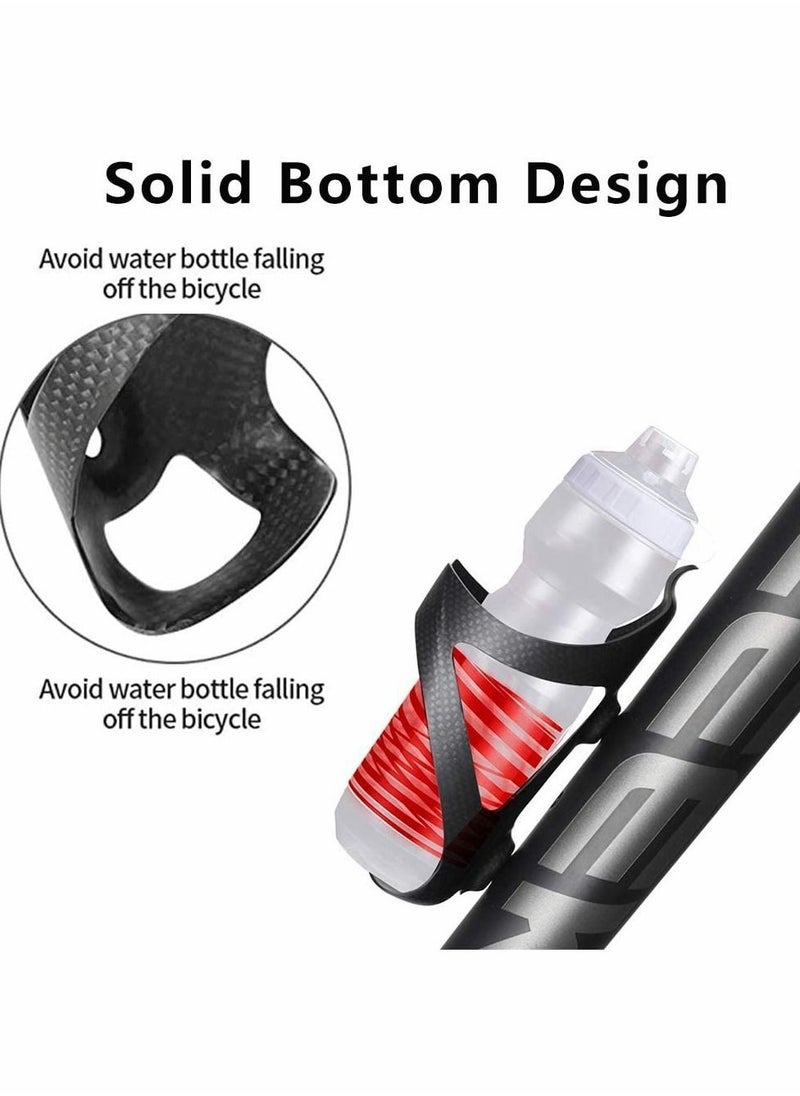 Y&D Carbon Fiber Bottle Cage, Adjustable Ultra Light Bike Cup Holder, Full Drink Holder for Road MTB Rack Accessories  - Image 2