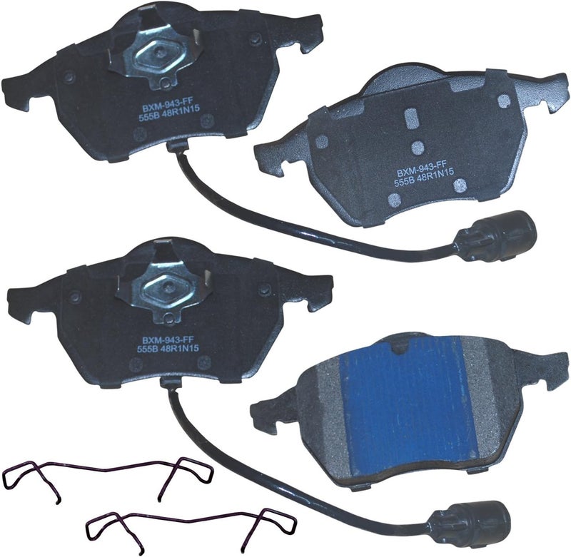 Bendix Premium SBM555B Semi-Metallic Front Brake Pads for Audi A6 1999, A6 Quattro 1999-1998, Volkswagen Passat 1999 - Image 1
